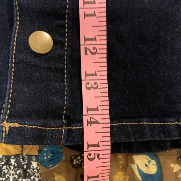 Altar"d State blue jean skirt with buttons size small EU B59 - Picture 6 of 6